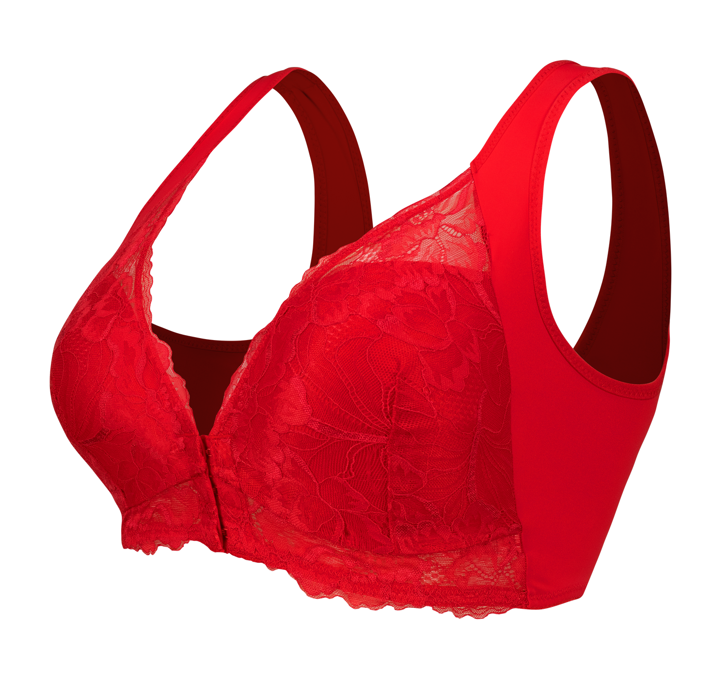 Div brands red bra on mannequin