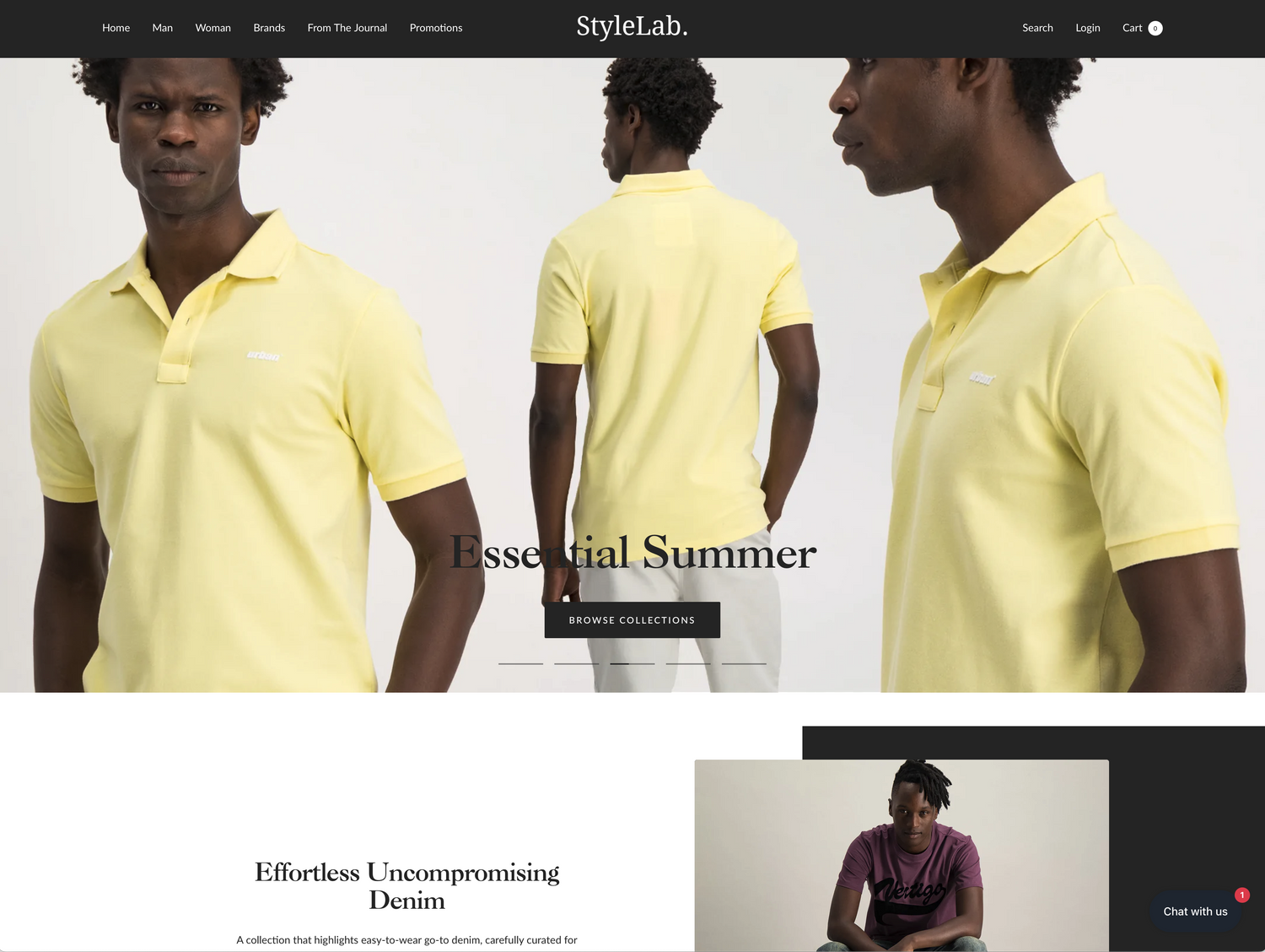 StyleLab website build