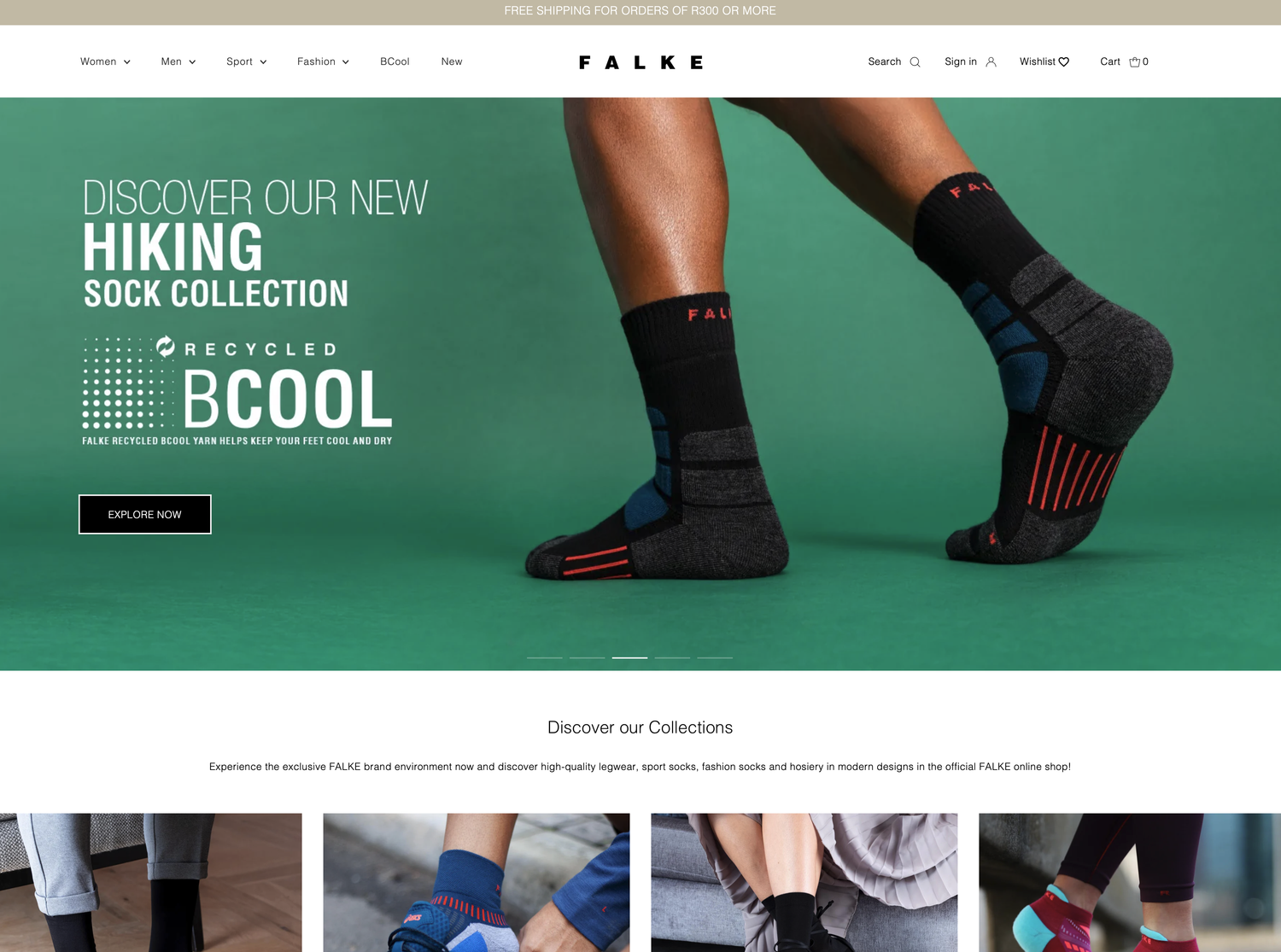 Falke website build