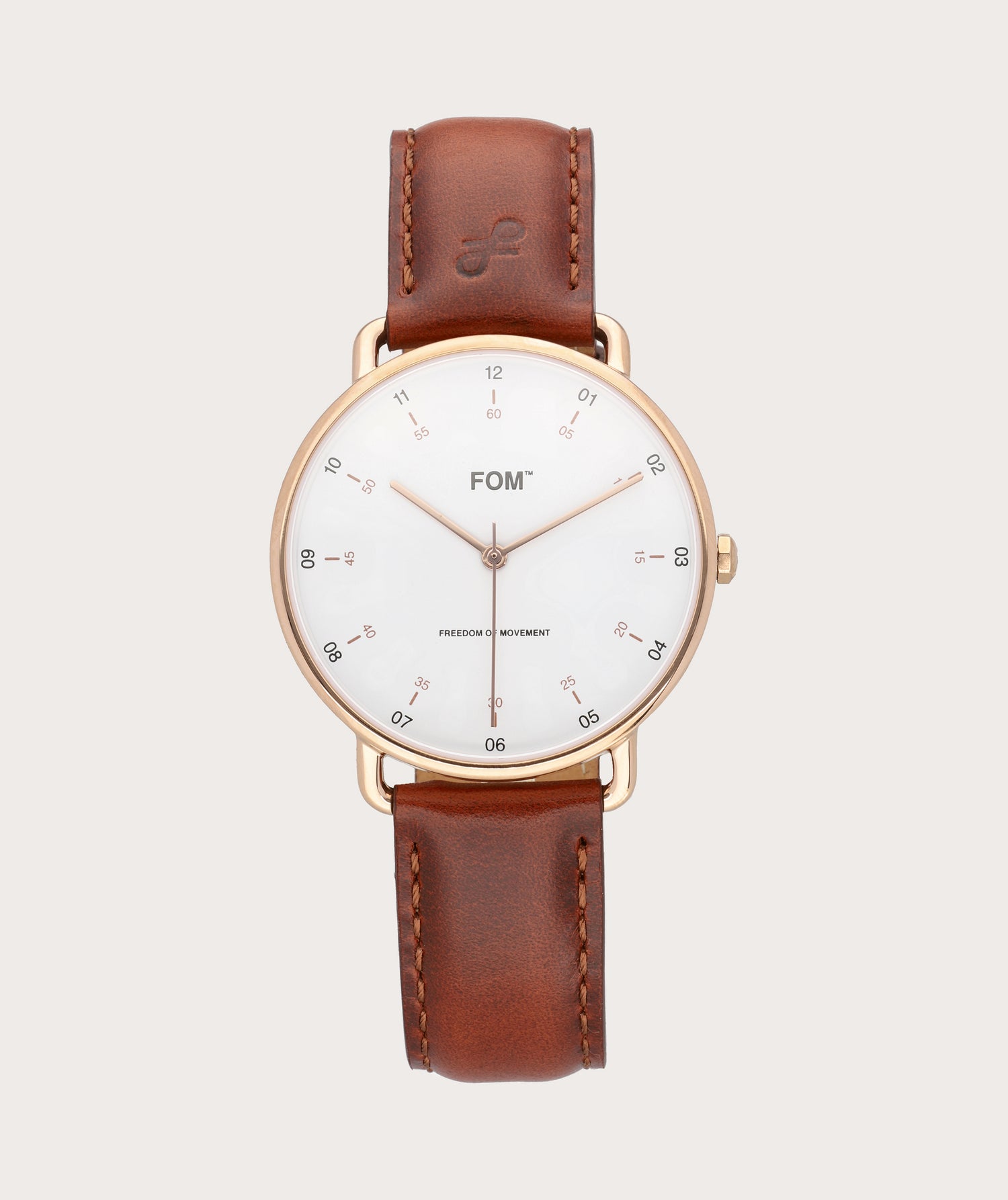 FOM leather strap watch product photography