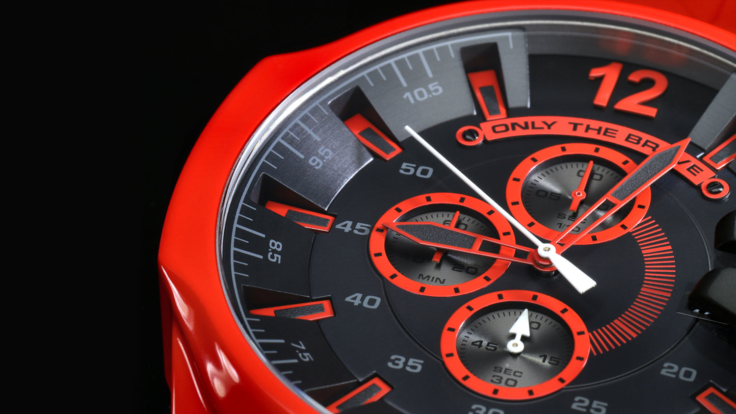 Watch republic red watch product photography