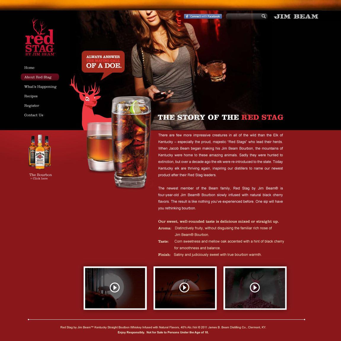 Red Stag website build